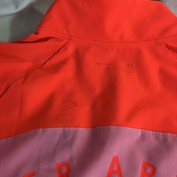 New Under Armour Storm Half Zip Woven Jacket Pink - Picture 6 of 10
